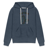 Thumbnail for Women's Power Words Capricorn Premium Hoodie - heather denim