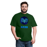 Thumbnail for Men's Stellar Aries Classic T-Shirt - forest green