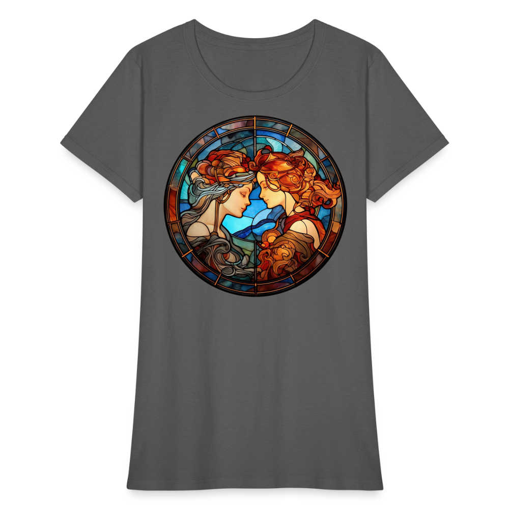 Women's Mosaic Gemini T-Shirt - charcoal