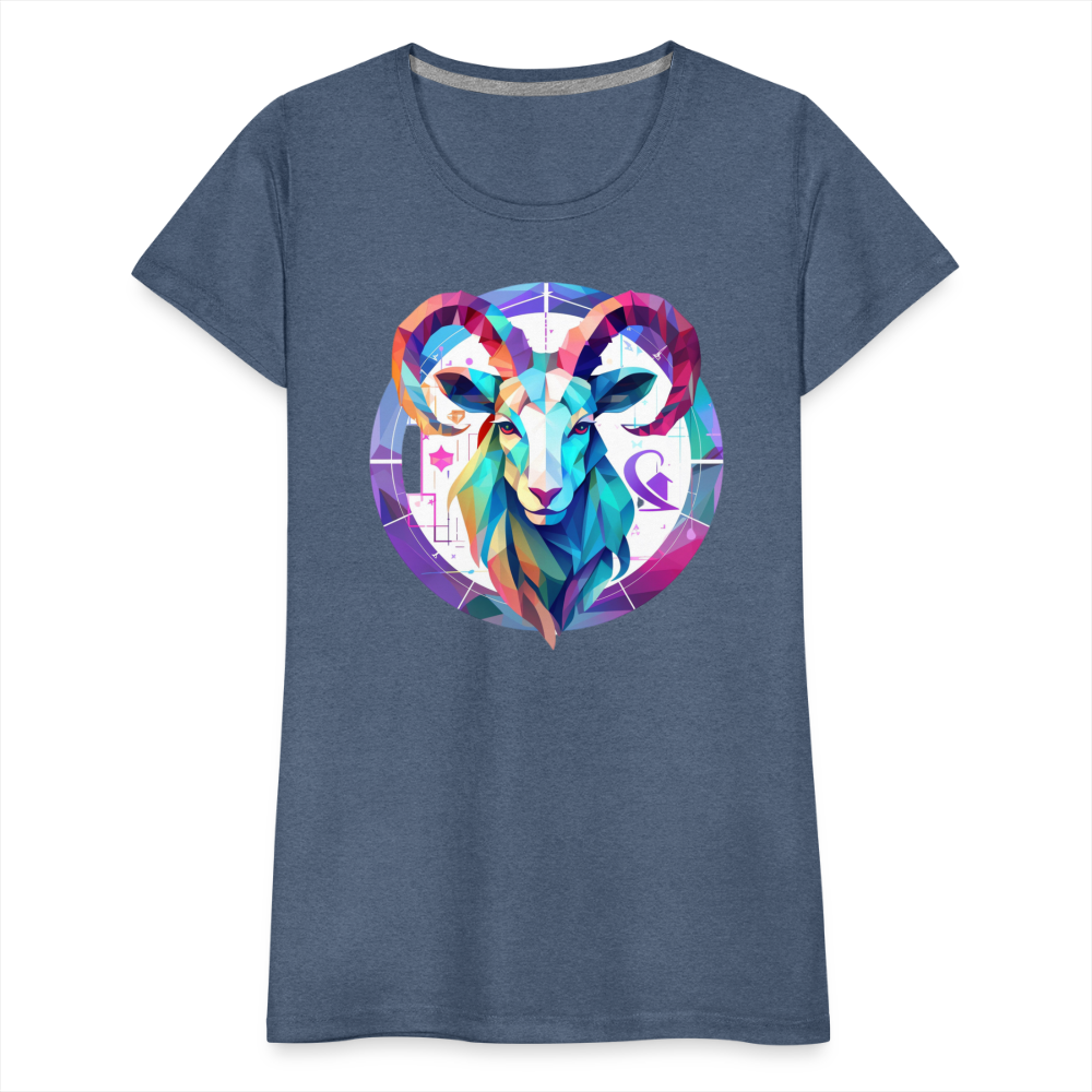 Women’s Mythical Aries Premium T-Shirt - heather blue