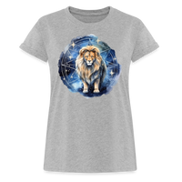 Thumbnail for Women's Mythical Leo Relaxed Fit T-Shirt - heather gray