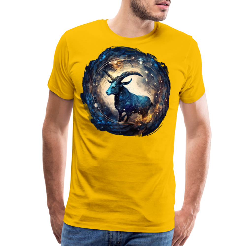 Men's Mythical Capricorn Premium T-Shirt - sun yellow