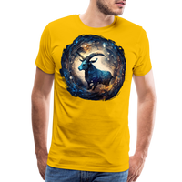 Thumbnail for Men's Mythical Capricorn Premium T-Shirt - sun yellow