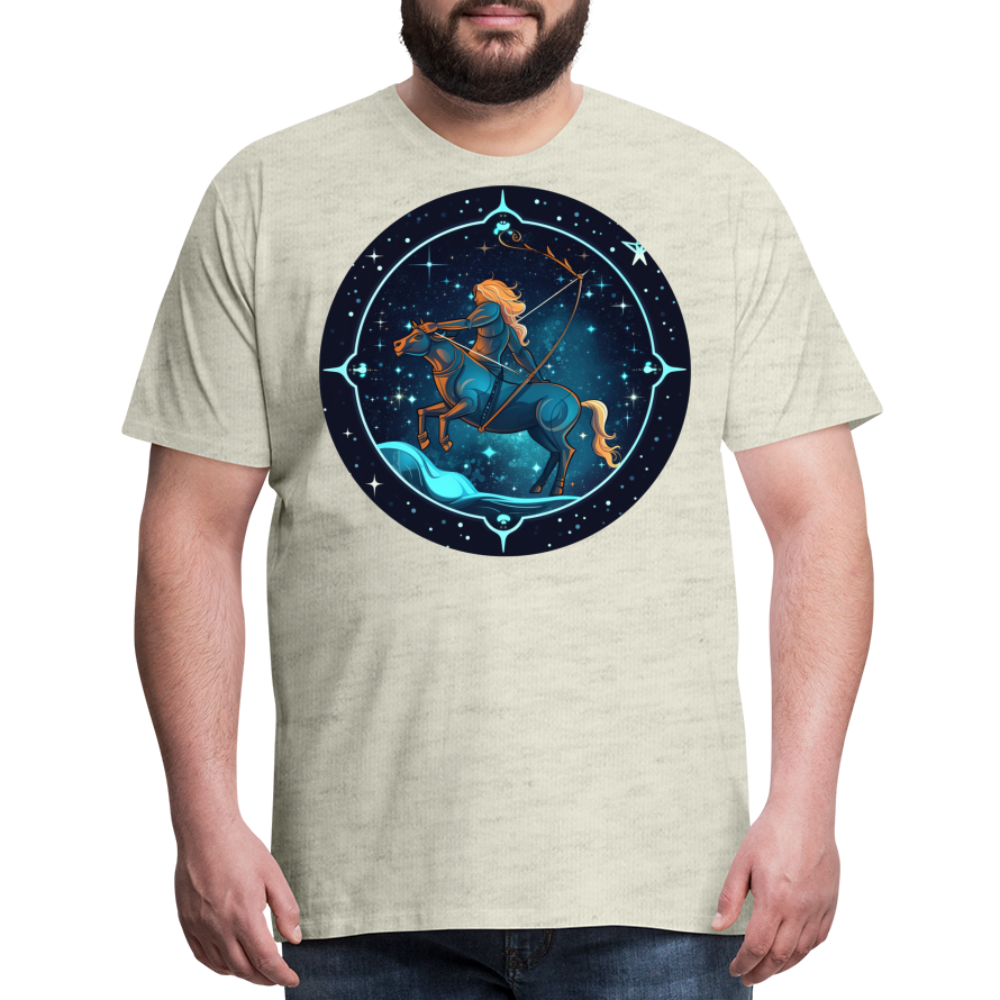 Men's Magic Sagittarius Premium T-Shirt - heather oatmeal