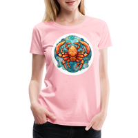 Thumbnail for Women’s Symbol Cancer Premium T-Shirt - pink