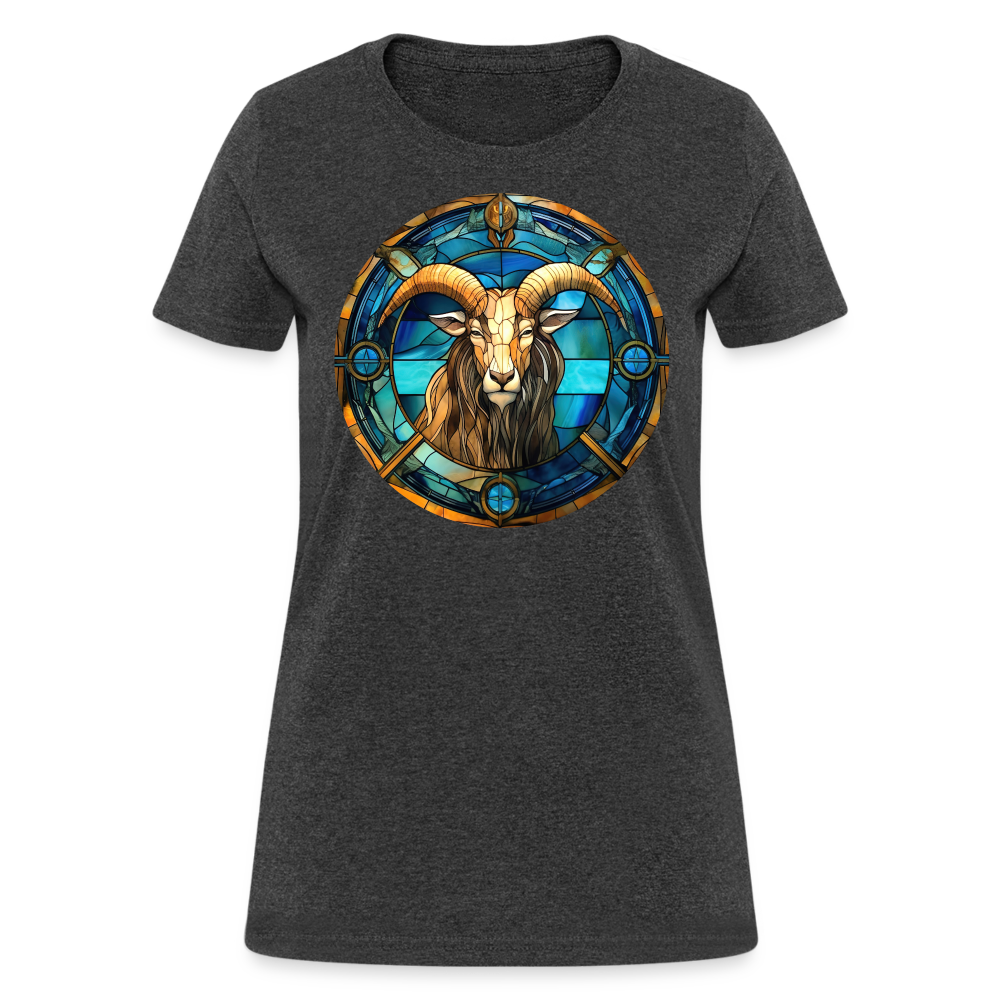 Women's Mosaic Capricorn T-Shirt - heather black