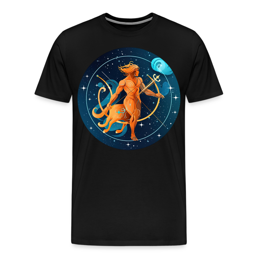 Men's Mythical Sagittarius Premium T-Shirt - black