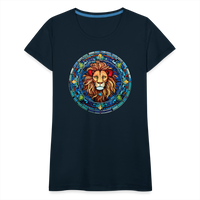 Thumbnail for Women's Mosaic Leo Premium T-Shirt - deep navy