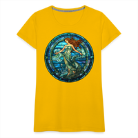 Thumbnail for Women’s Mosaic Aquarius Premium T-Shirt - sun yellow