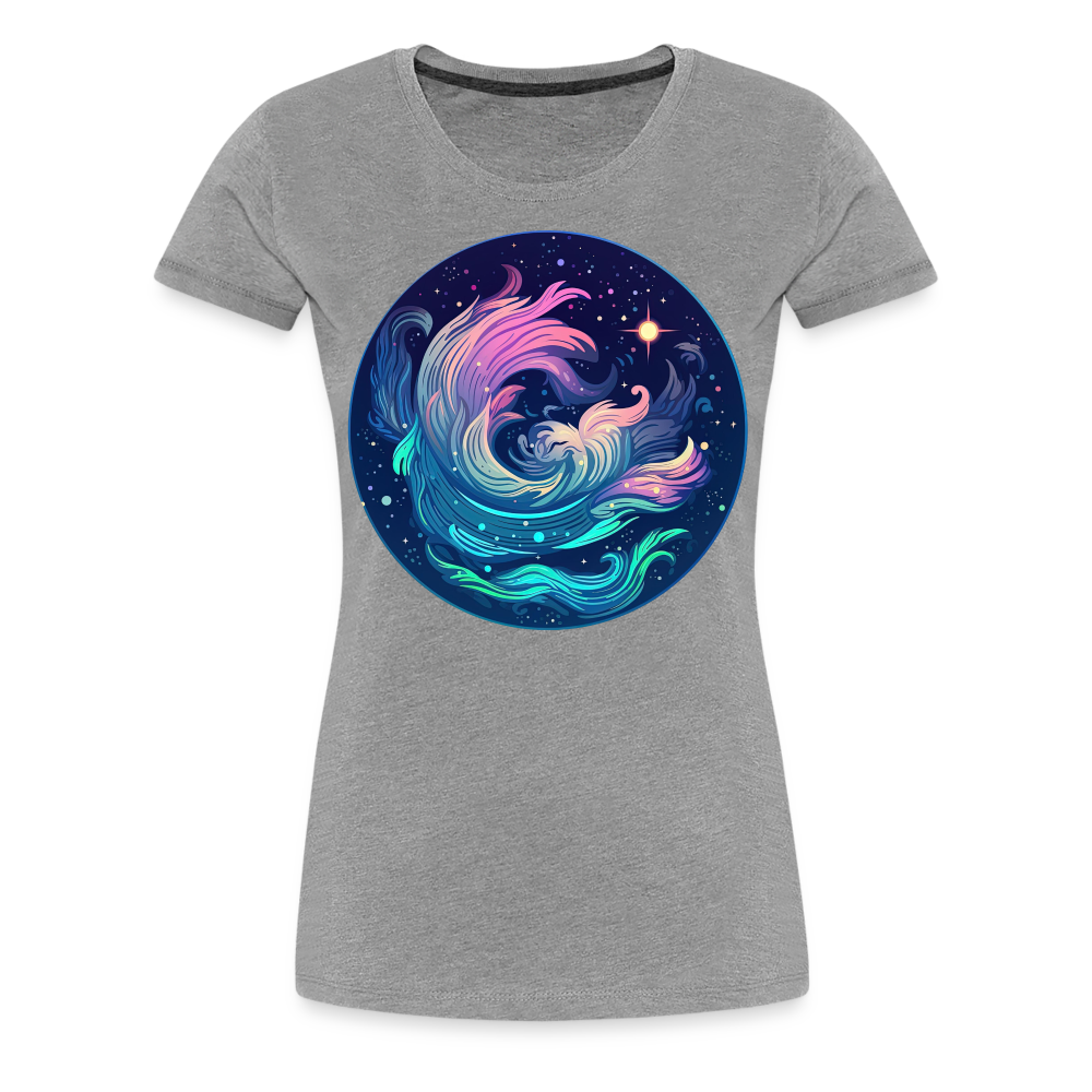 Women’s Magic Aquarius Premium T-Shirt - heather gray