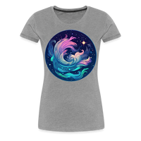 Thumbnail for Women’s Magic Aquarius Premium T-Shirt - heather gray