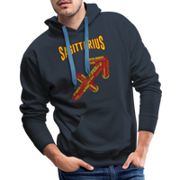 Thumbnail for Men's Power Words Sagittarius Premium Hoodie - navy