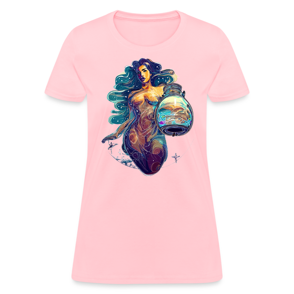 Women's Mythical Aquarius T-Shirt - pink