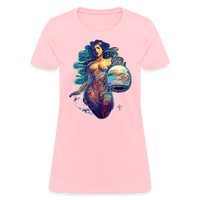 Thumbnail for Women's Mythical Aquarius T-Shirt - pink