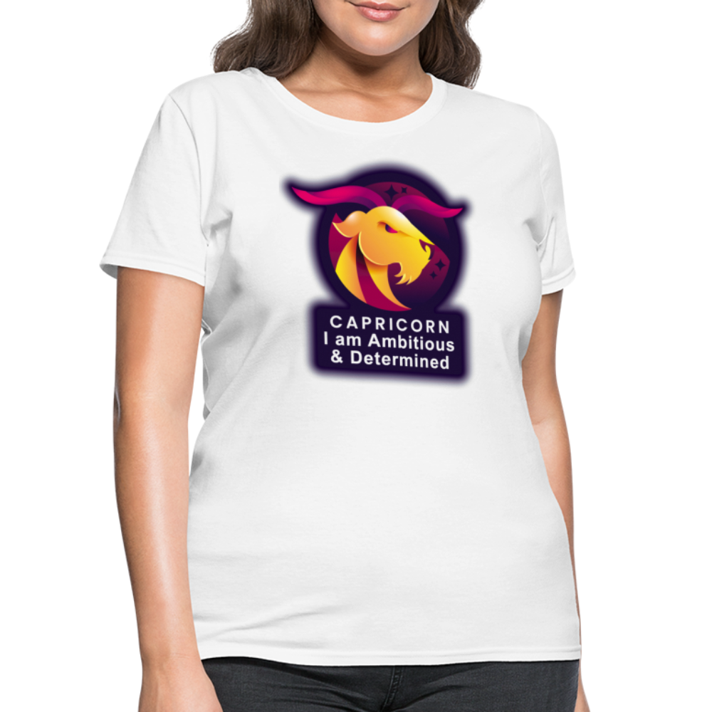 Women's Glow Capricorn T-Shirt - white