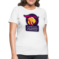 Thumbnail for Women's Glow Capricorn T-Shirt - white