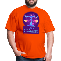 Thumbnail for Men's Neon Libra Classic T-Shirt - orange