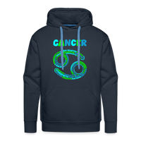 Thumbnail for Men's Power Words Cancer Premium Hoodie - navy