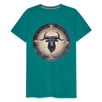 Thumbnail for Men's Mythical Taurus Premium T-Shirt - teal