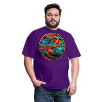 Thumbnail for Men's Mosaic Pisces Classic T-Shirt - purple