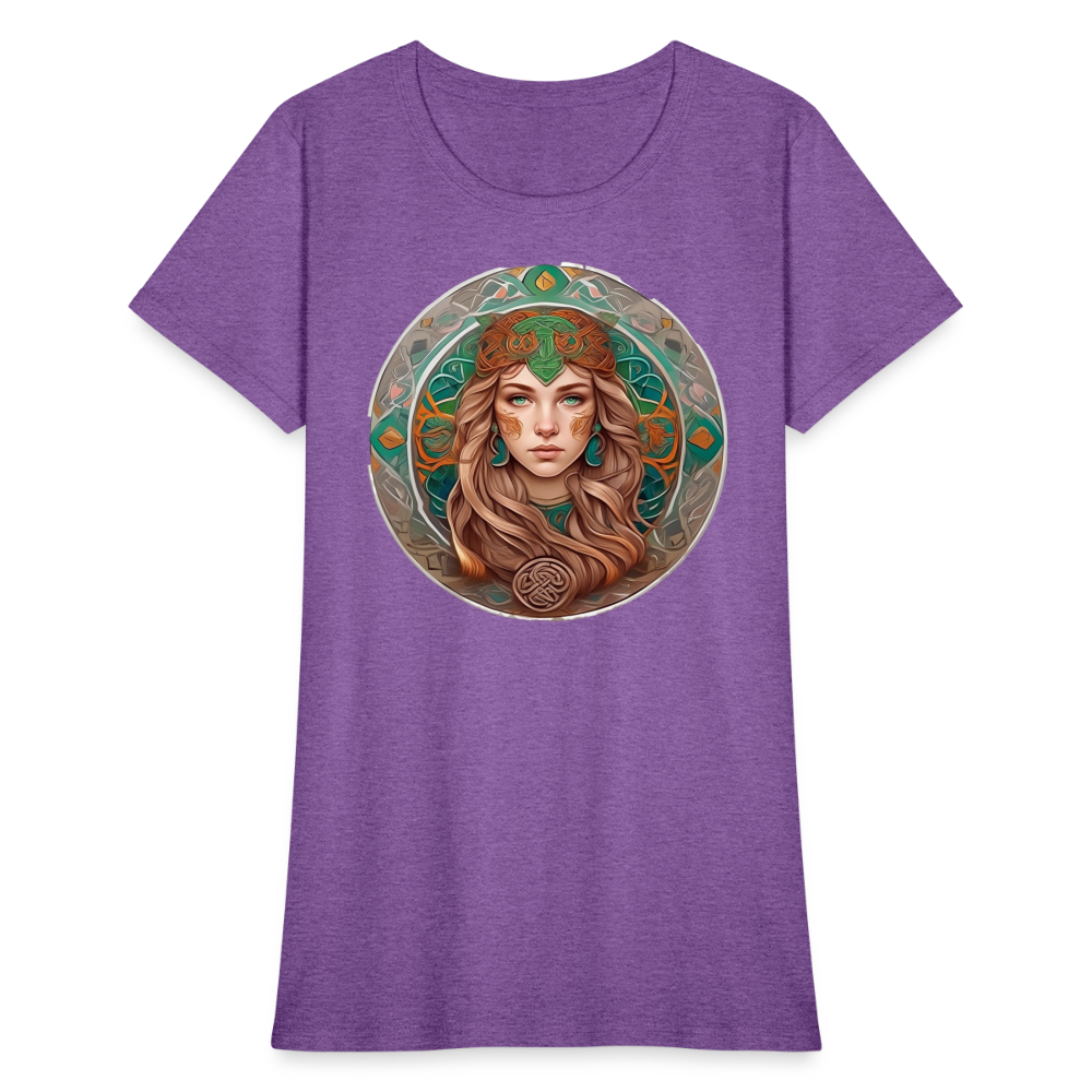 Women's Mythical Virgo T-Shirt - purple heather