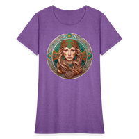 Thumbnail for Women's Mythical Virgo T-Shirt - purple heather