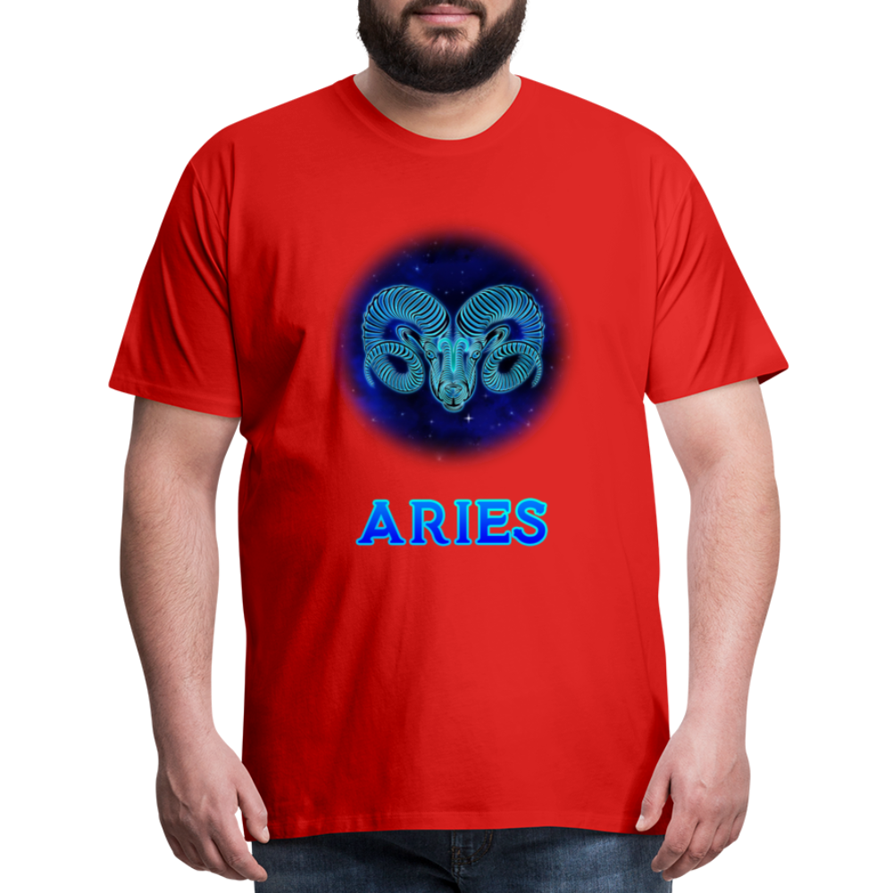 Men's Aries Premium T-Shirt - red