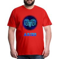 Thumbnail for Men's Aries Premium T-Shirt - red