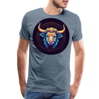 Thumbnail for Men's Magic Taurus Premium T-Shirt - steel blue