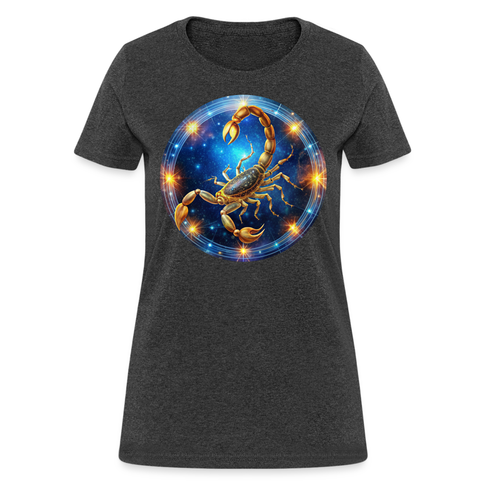 Women's Mystic Scorpio T-Shirt - heather black