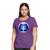 Thumbnail for Women’s Magic Gemini Premium T-Shirt - purple