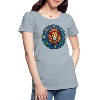 Thumbnail for Women's Mosaic Leo Premium T-Shirt - heather ice blue