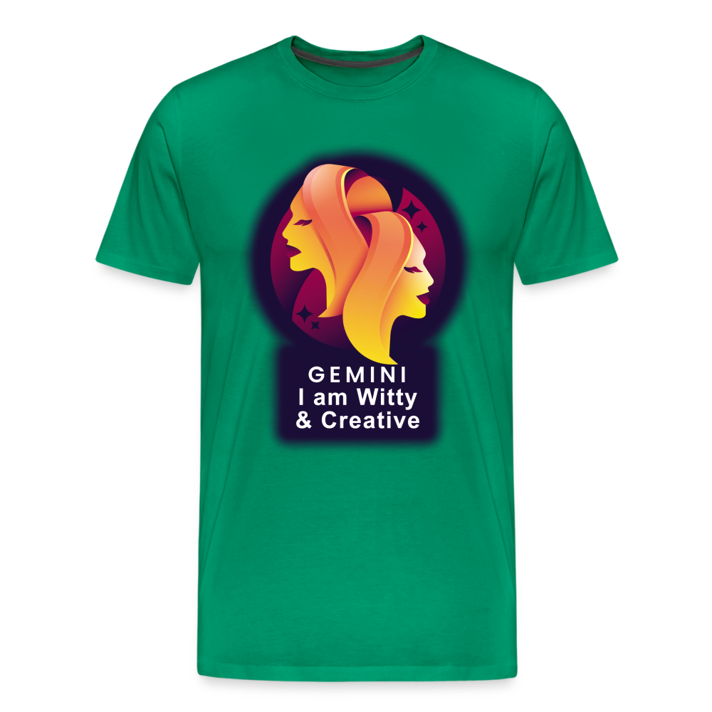 Men's Glow Gemini Premium T-Shirt - kelly green