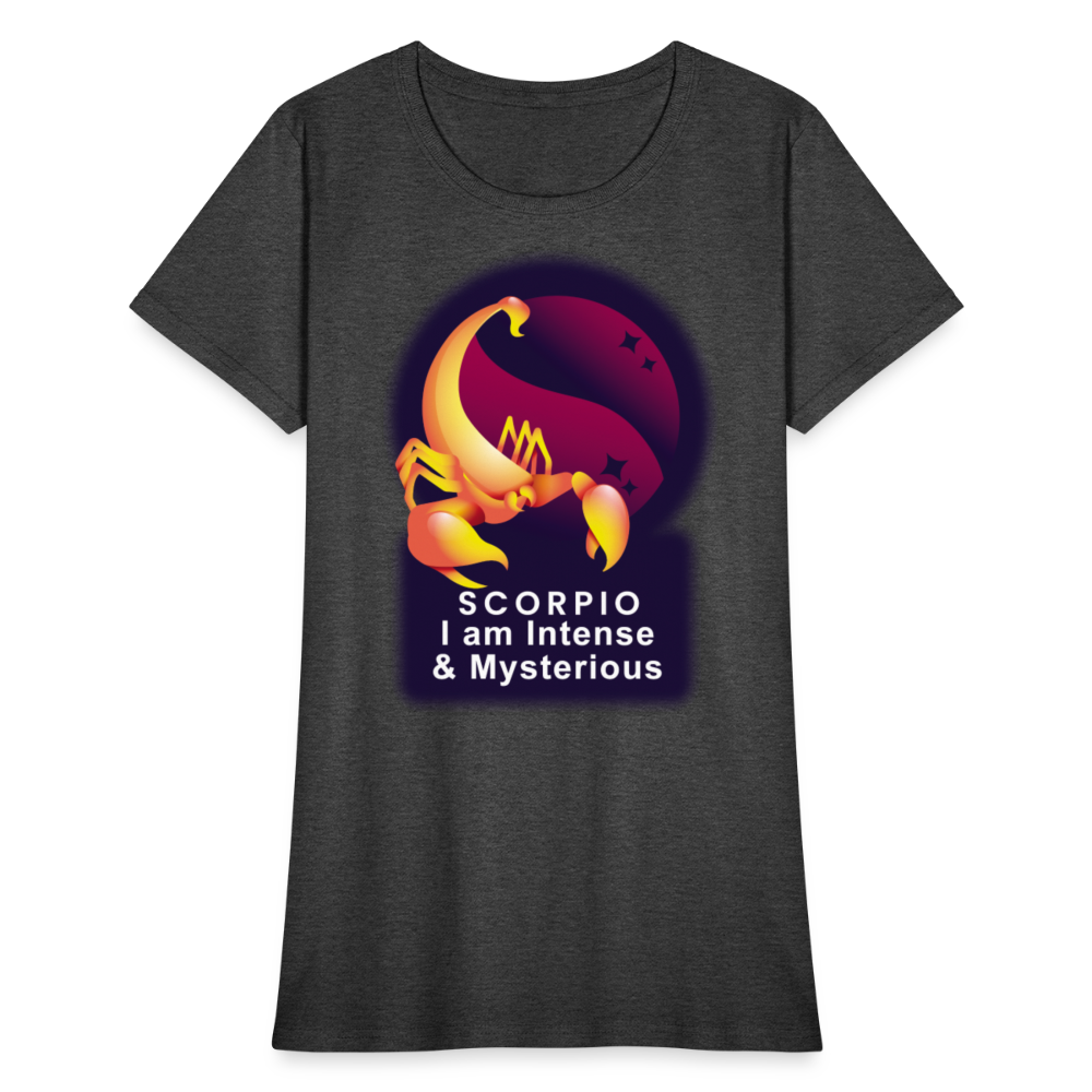 Women's Glow Scorpio T-Shirt - heather black