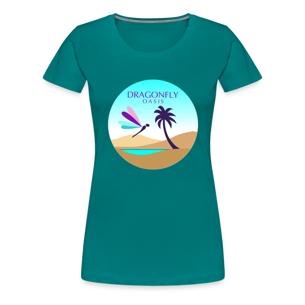 Women's Dragonfly Oasis V.2 Premium T-Shirt - teal