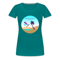 Thumbnail for Women's Dragonfly Oasis V.2 Premium T-Shirt - teal