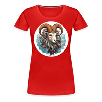 Thumbnail for Women’s Symbol Capricorn Premium T-Shirt - red