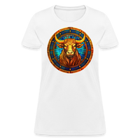 Thumbnail for Women's Mosaic Taurus T-Shirt - white