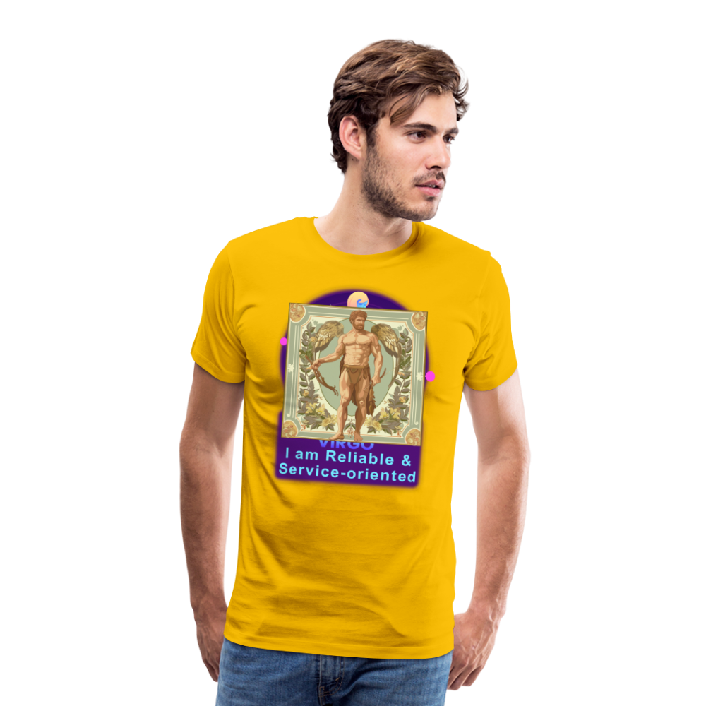 Men's Mythical Virgo Premium T-Shirt - sun yellow