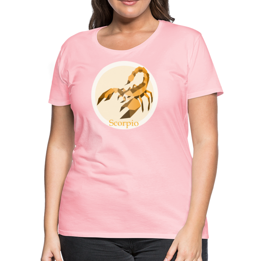 Women’s Mosaic Scorpio Premium T-Shirt - pink