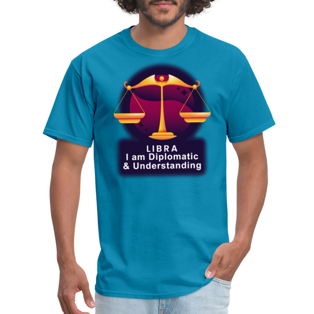 Men's Glow Libra Classic T-Shirt - turquoise