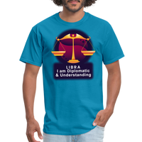 Thumbnail for Men's Glow Libra Classic T-Shirt - turquoise