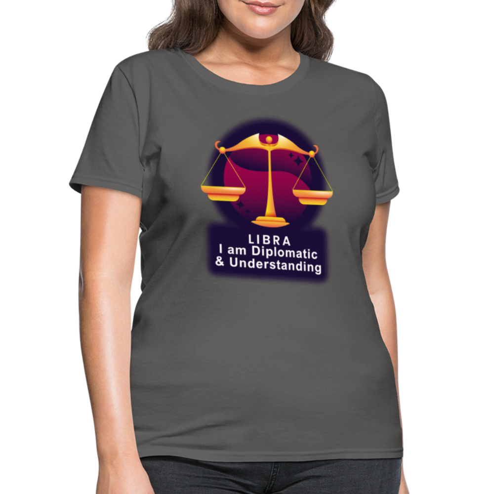 Women's Glow Libra T-Shirt - charcoal