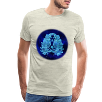 Thumbnail for Men's Virgo Premium T-Shirt - heather oatmeal