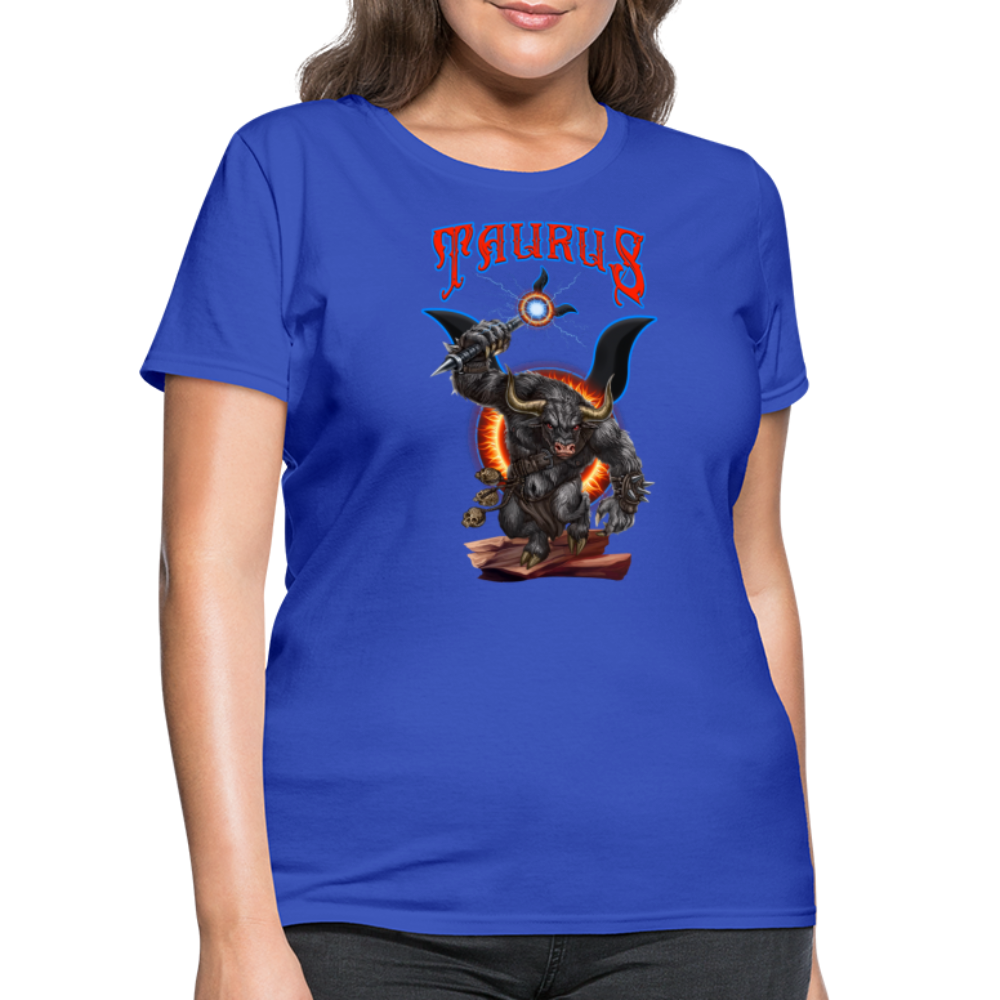 Women's Astral Taurus T-Shirt - royal blue