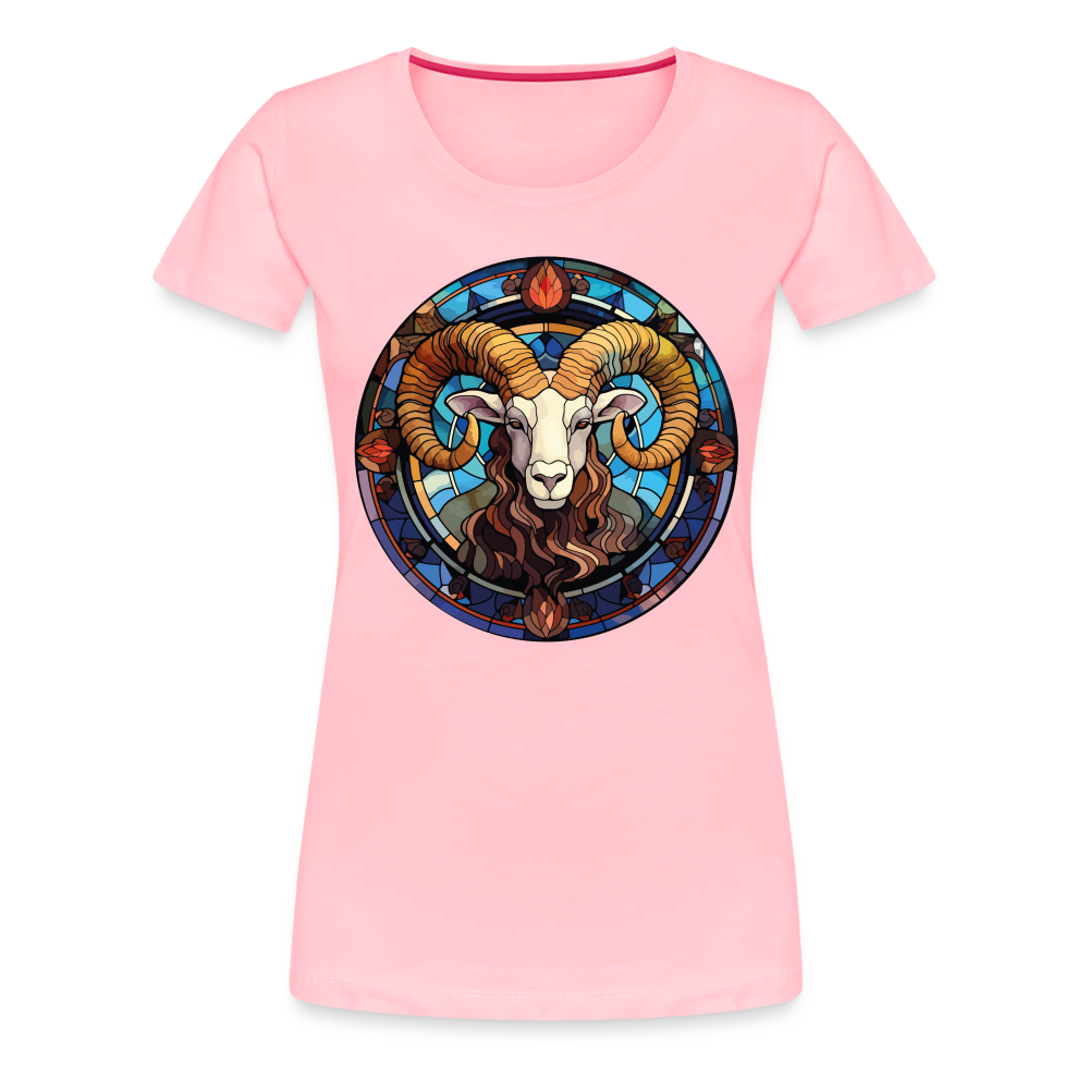 Women’s Mosaic Aries Premium T-Shirt - pink