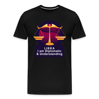 Thumbnail for Men's Glow Libra Premium T-Shirt - black