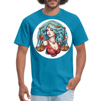 Thumbnail for Men's Symbol Libra Classic T-Shirt - turquoise