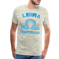 Thumbnail for Men's Power Words Libra Premium T-Shirt - heather oatmeal