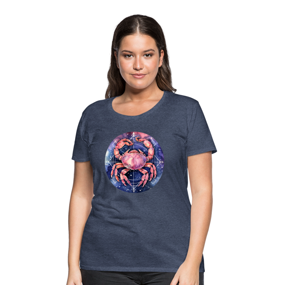 Women’s Mythical Cancer Premium T-Shirt - heather blue